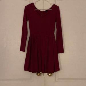 Long sleeve circle dress